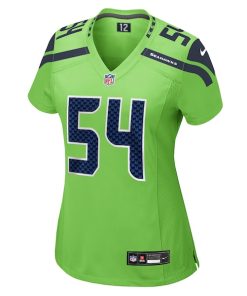 Alternative view of Bobby Wagner Seattle Seahawks Nike Women's  Game Jersey - Neon Green