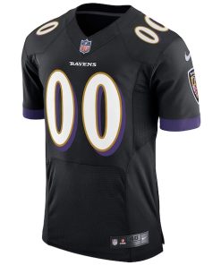 Alternative view of Baltimore Ravens Nike Speed Machine Elite Custom Jersey - Black