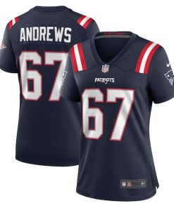 Jake Andrews New England Patriots Nike Women's Team Game Jersey -  Navy