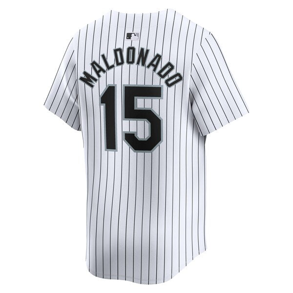 Mart¨ªn Maldonado Chicago White Sox Nike Home Limited Player Jersey?¨C White - Image 3