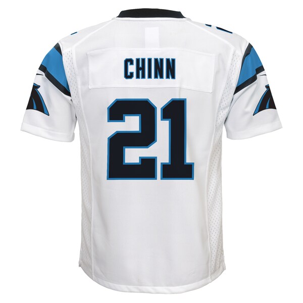 Jeremy Chinn Carolina Panthers Nike Youth Game Jersey - White/Black/Blue - Image 4