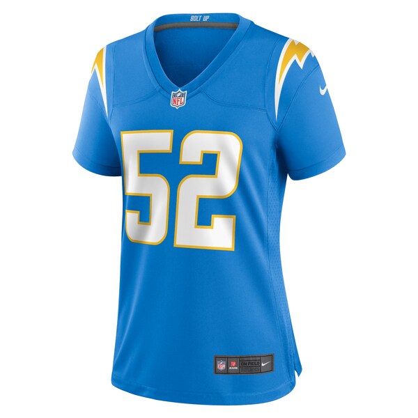 Khalil Mack Los Angeles Chargers Nike Women's Player Jersey - Powder Blue - Image 2