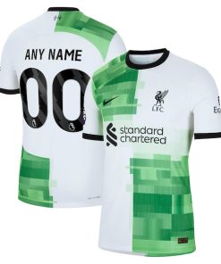 Liverpool Nike 2023/24 Away Authentic Custom Jersey - White