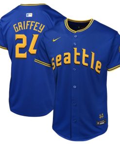 Ken Griffey Jr. Seattle Mariners Nike Youth City Connect Limited Player Jersey - Navy