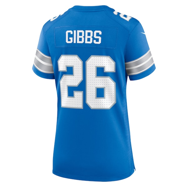 Jahmyr Gibbs Detroit Lions Nike Women's Game Jersey - Blue - Image 4