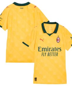 AC Milan Puma Women's 2025/26 Third Replica Jersey - Yellow