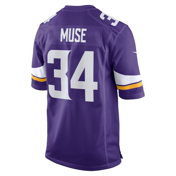 Nick Muse Minnesota Vikings Nike Home Game Player Jersey - Purple - Image 3