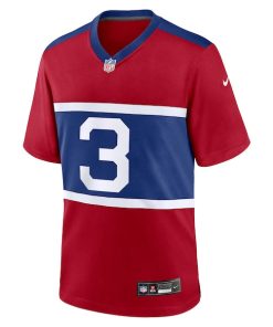 Alternative view of Deonte Banks New York Giants Nike Alternate Player Game Jersey - Century Red