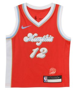 Alternative view of Ja Morant Memphis Grizzlies Nike Toddler 2024/25 Swingman Player Jersey - City Edition - Red