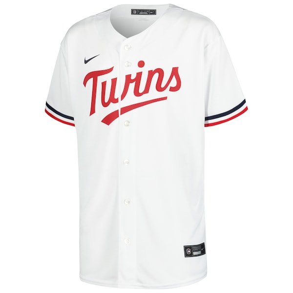 Royce Lewis Minnesota Twins Nike Youth Home Replica Player Jersey - White - Image 2