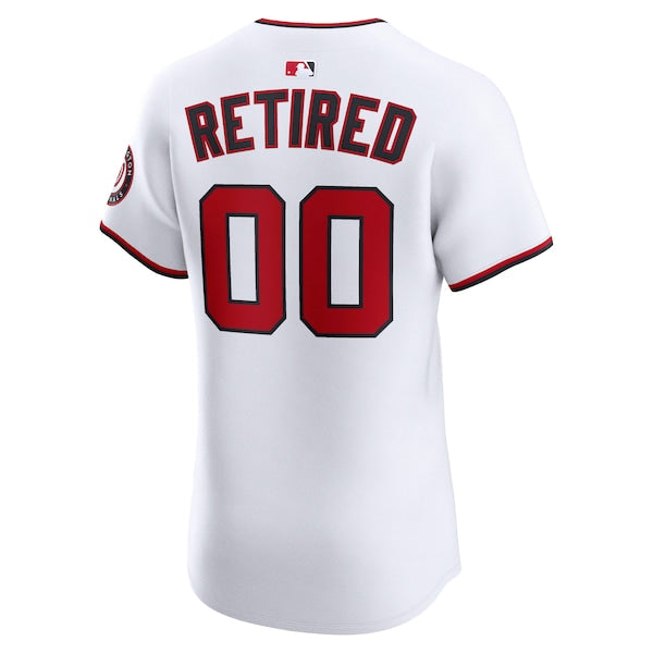 Washington Nationals Nike Home Elite Pick-A-Player Retired Roster Jersey - White - Image 3