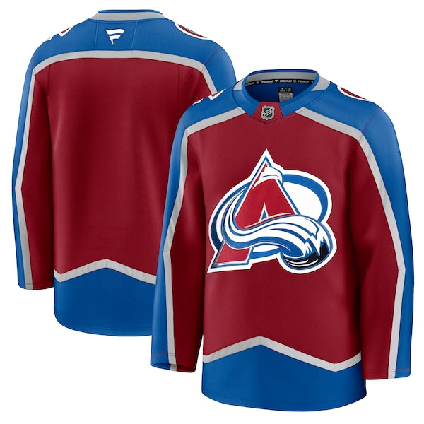 Colorado Avalanche Home Premium Jersey - Burgundy/White/Navy - Image 2
