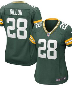 AJ Dillon Green Bay Packers Nike Women's Game Jersey - Green