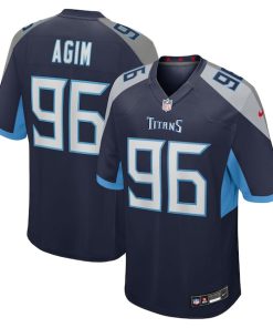 Alternative view of McTelvin Agim Tennessee Titans Nike Team Game Jersey -  Navy