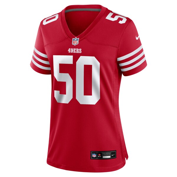Khalil Davis San Francisco 49ers Nike Women's Team Game Jersey - Scarlet - Image 2