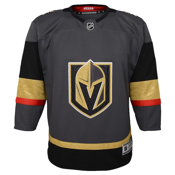 Vegas Golden Knights Youth Alternate Premier Blank Jersey - Gray - Image 2