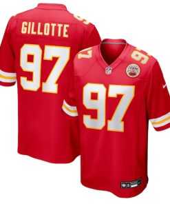 Ashton Gillotte Kansas City Chiefs Nike Team Game Jersey -  Red