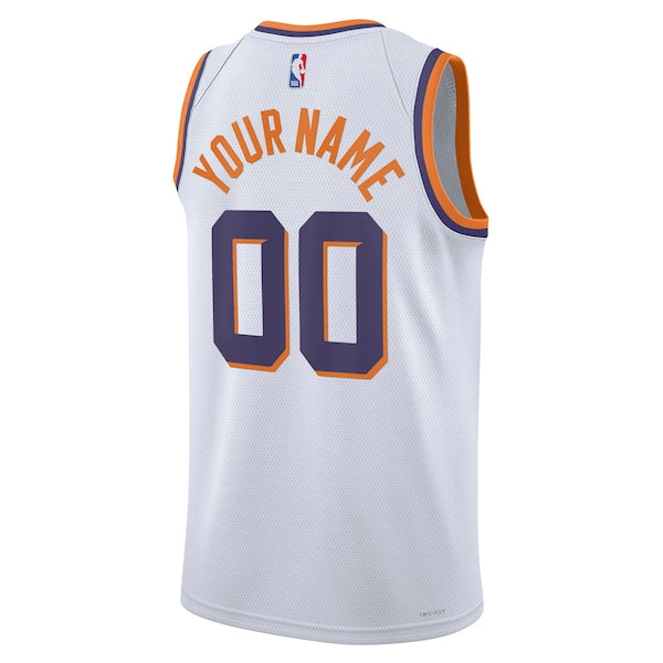 Phoenix Suns Nike Unisex Swingman Custom Jersey - White - Association Edition - Image 3