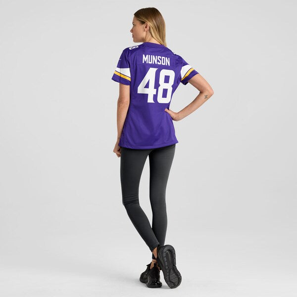 Calvin Munson Minnesota Vikings Nike Women's Game Jersey - Purple - Image 5