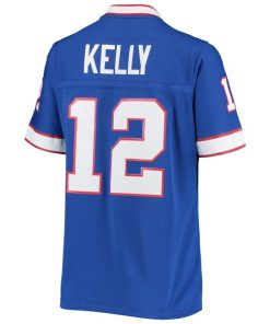 Alternative view of Jim Kelly Buffalo Bills Women's 1990 Legacy Replica Jersey - Royal