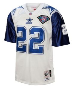 Alternative view of Emmitt Smith Dallas Cowboys  1994 Authentic Jersey - White