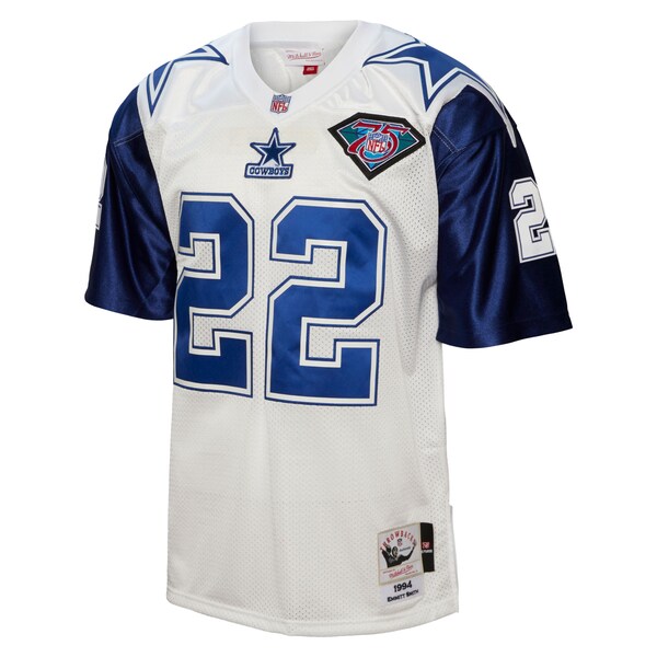 Emmitt Smith Dallas Cowboys 1994 Authentic Jersey - White - Image 2
