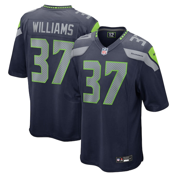 Damarion Williams Seattle Seahawks Nike Game Jersey - College Navy