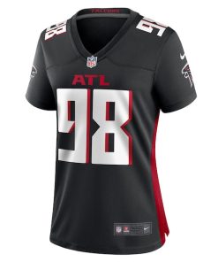 Alternative view of Ruke Orhorhoro Atlanta Falcons Nike Women's  Game Jersey -  Black