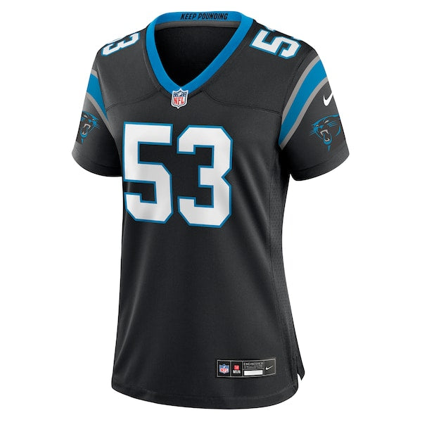 Claudin Cherelus Carolina Panthers Nike Women's Team Game Jersey - Black - Image 2