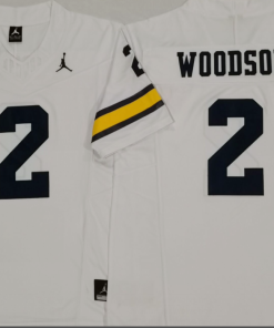 Charles Woodson  NCAA Michigan Wolverines Jordan Band Vapor Limited Jersey