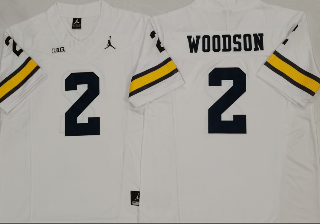 Charles Woodson NCAA Michigan Wolverines Jordan Band Vapor Limited Jersey