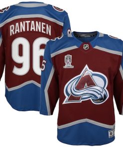 Mikko Rantanen Colorado Avalanche Youth Home 2022 Stanley Cup Champions Premier Player Jersey - Burgundy