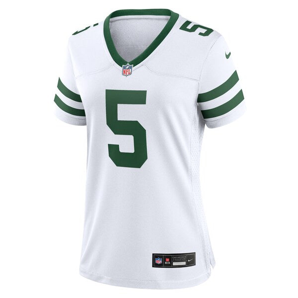 Garrett Wilson New York Jets Nike Women's Alternate Game Jersey - White - Image 2