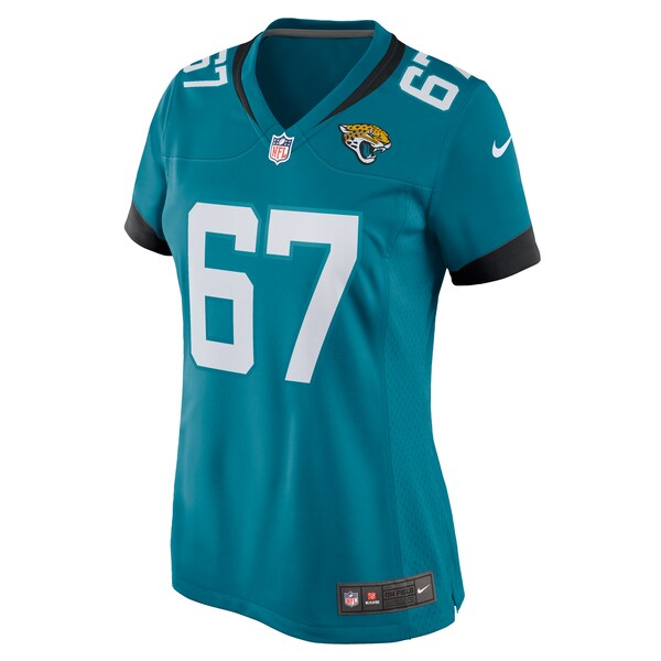 Chandler Brewer Jacksonville Jaguars Nike Women's Game Jersey - Teal - Image 2