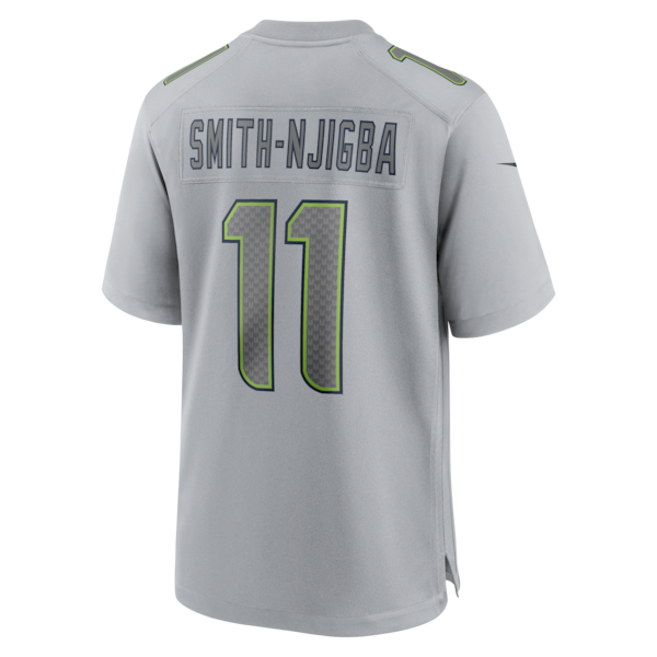 Jaxon Smith-Njigba Seattle Seahawks Nike Atmosphere Fashion Game Jersey - Gray - Image 3