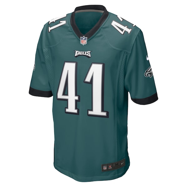 Nicholas Morrow Philadelphia Eagles Nike Game Jersey - Midnight Green - Image 2