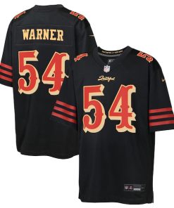 Fred Warner San Francisco 49ers Nike Youth 2025 Rivalries Collection Game Jersey - Black