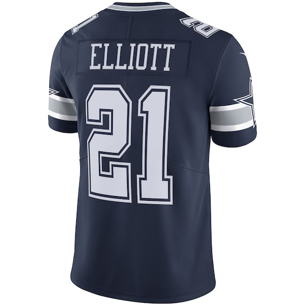 Ezekiel Elliott Dallas Cowboys Nike Vapor Limited Jersey - Navy/White - Image 4