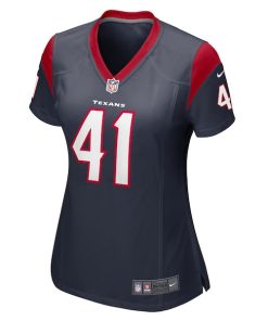 Alternative view of Jesse Matthews Houston Texans Nike Women's Team Game Jersey -  Navy