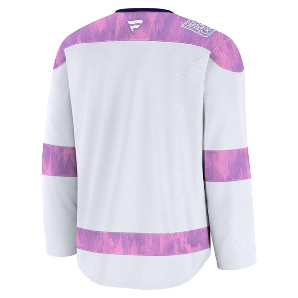 Detroit Red Wings 2024 Hockey Fights Cancer Practice Jersey - White - Image 3