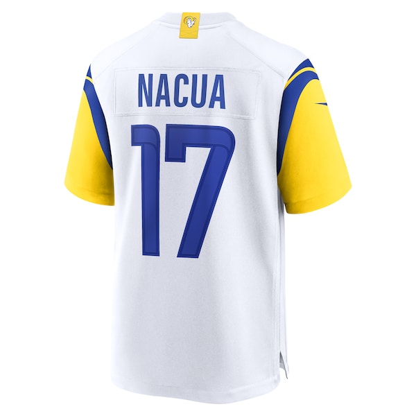 Puka Nacua Los Angeles Rams Nike Game Jersey - White - Image 3