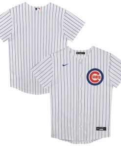 Chicago Cubs Preschool Home Blank Replica Jersey - White