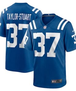 Isaac Taylor-Stuart Indianapolis Colts Nike Team Game Jersey -  Royal