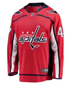 Alternative view of Declan Chisholm Washington Capitals  Home Breakaway Jersey - Red