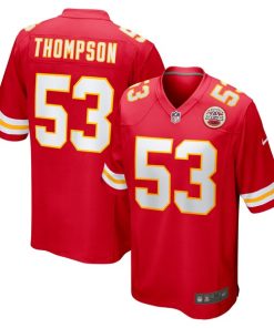 BJ Thompson Kansas City Chiefs Nike  Game Jersey -  Red