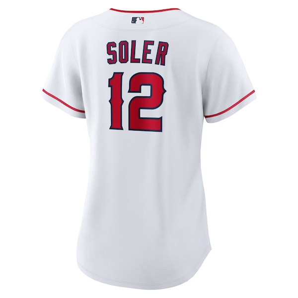 Jorge Soler Los Angeles Angels Nike Women's Home Replica Jersey - White - Image 3