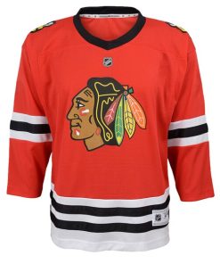 Alternative view of Chicago Blackhawks Preschool Replica Custom Jersey - Red