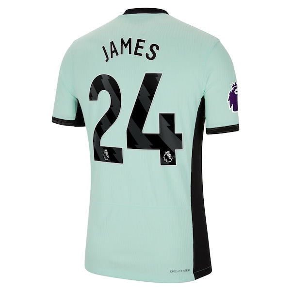 Reece James Chelsea Nike 2023/24 Third Match Authentic Player Jersey - Mint - Image 3