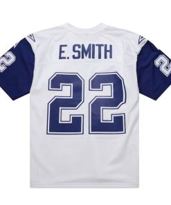 Alternative view of Emmitt Smith Dallas Cowboys  1994 Alternate Legacy Replica Jersey - White