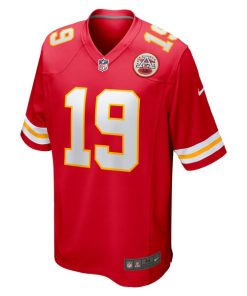Alternative view of Kadarius Toney Kansas City Chiefs Nike Game Player Jersey - Red